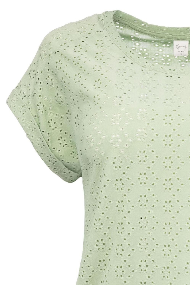 BRISIA AJOUR KNIT 25S4 U155 02 203 mint